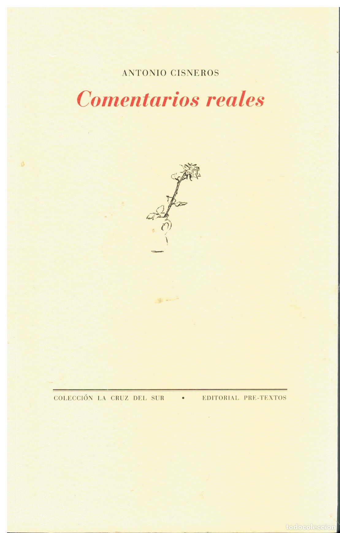 Libros: COMENTARIOS REALES. Dedicado por el autor. - Foto 1