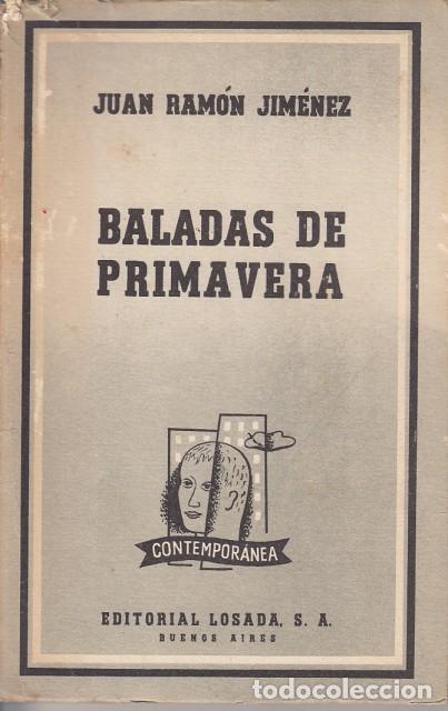 Libros: BALADAS DE PRIMAVERA (1907) - JIM&Eacute;NEZ, JUAN RAM&Oacute;N - Foto 1