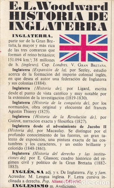 Libros: HISTORIA DE INGLATERRA - WOODWARD, E.L. - Foto 1