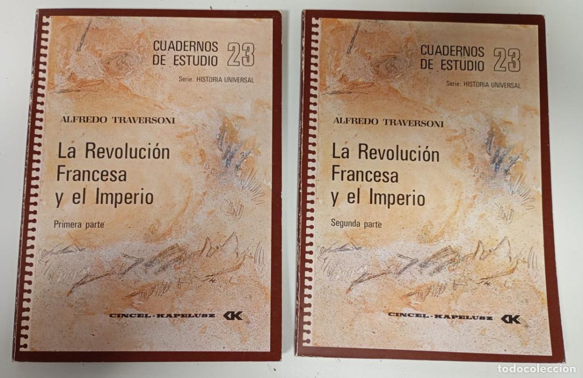 Libros: Cuaderdo de estudio N&ordm; 23. La revoluci&oacute;n Francesa y el Imperio (2 partes) - Traversoni, Alfredo
