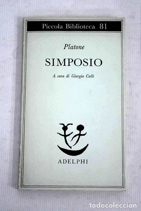 Libros: Simposio: Platone: Adelphi..- Platone - Foto 1