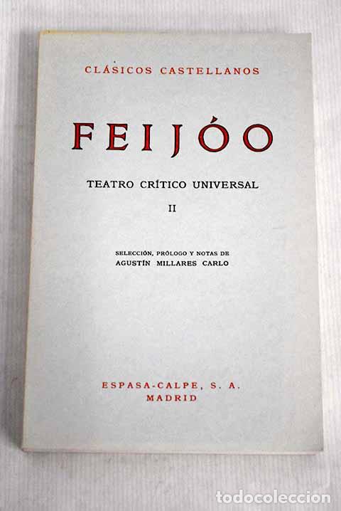 Libros: Teatro cr&iacute;tico universal, tomo II.- Feijoo, Benito Jer&oacute;nimo - Foto 1