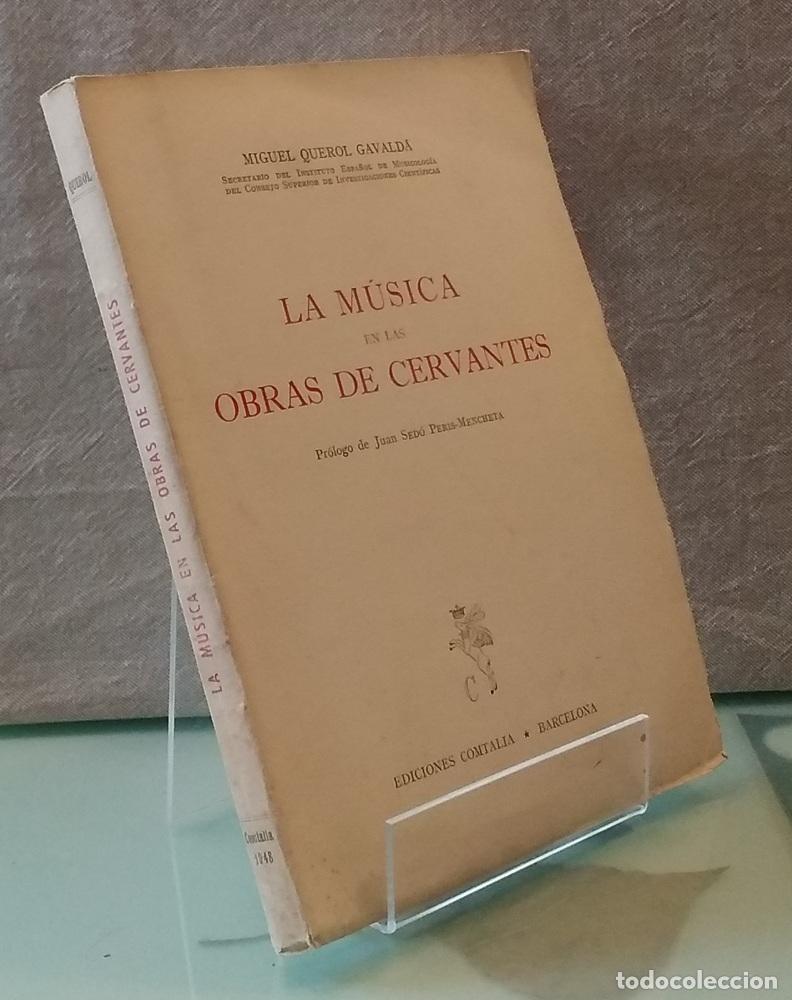 B&uuml;cher: La m&uacute;sica en las obras de Cervantes - Miguel Querol Gavald&aacute;