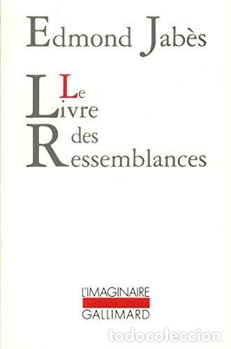 Libros: Le livre des ressemblances - Edmond Jab&egrave;s - Foto 1
