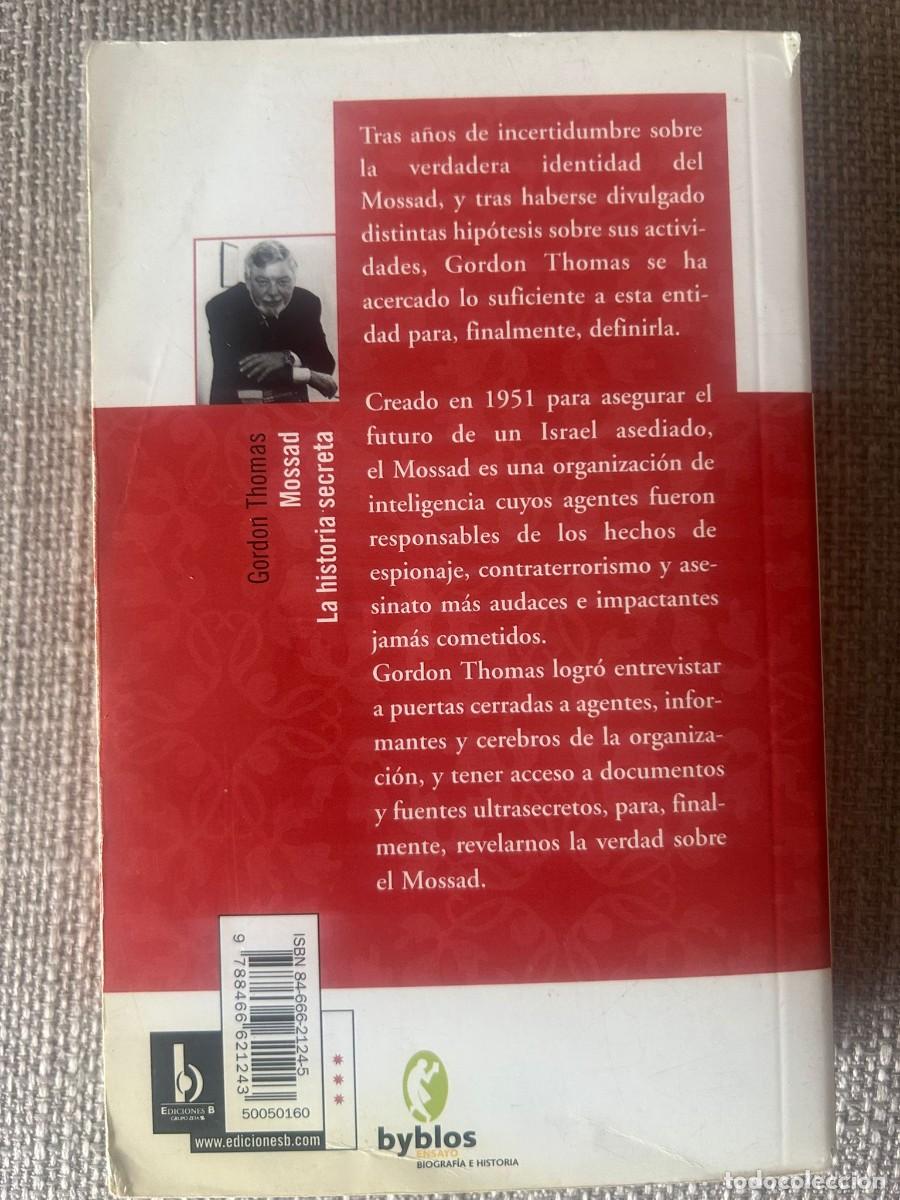 Libros: Mossad, la historia secreta -Gordon Thomas- - Foto 2