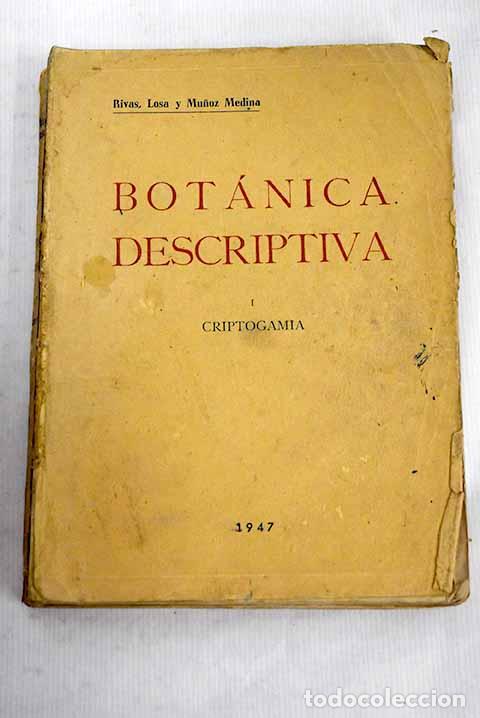 Libros: Bot&aacute;nica descriptiva, tomo I: Criptogamia.- Rivas - Foto 1