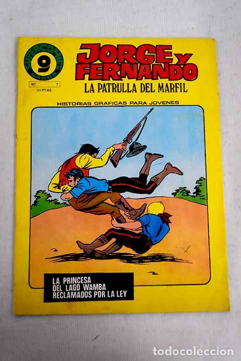 Libri di seconda mano: Jorge y Fernando, la patrulla del marfil, n&uacute;mero 7