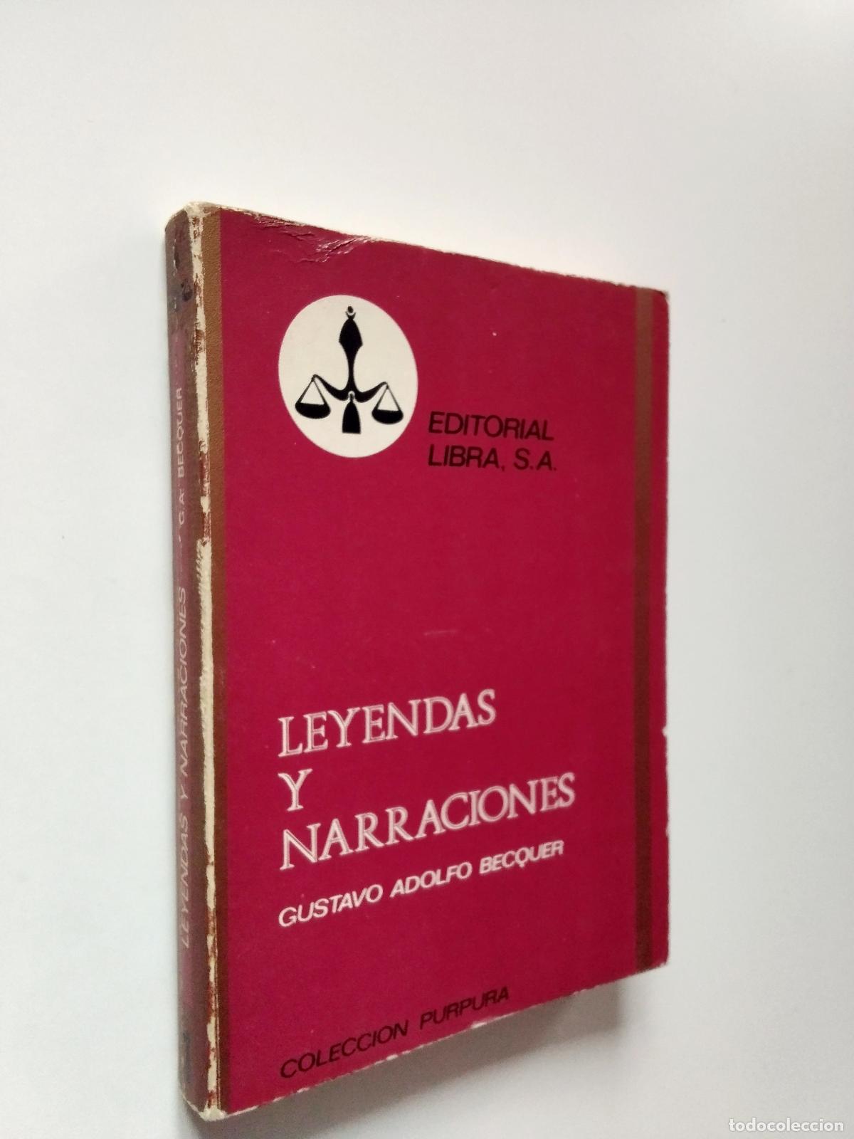 Libros: Gustavo Adolfo B&eacute;cquer - Leyendas y narraciones - Foto 1