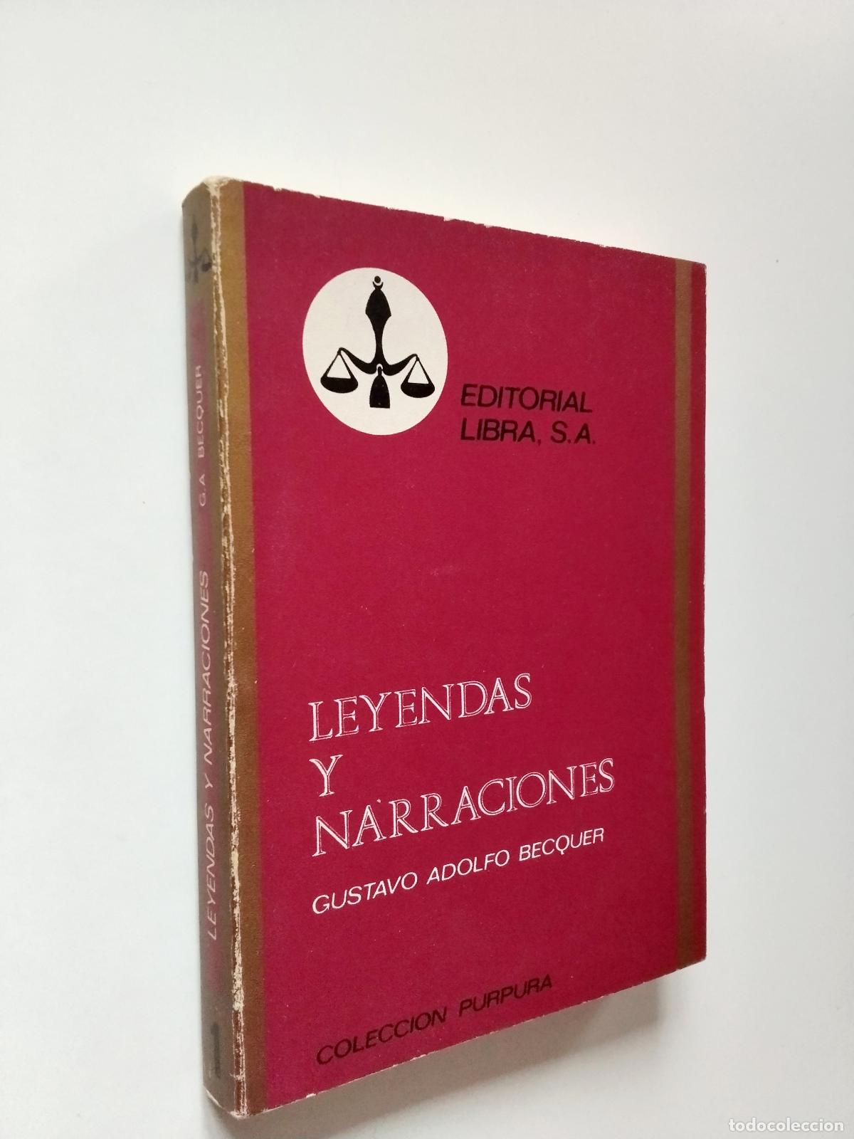 Libros: Gustavo Adolfo B&eacute;cquer - Leyendas y narraciones - Foto 1