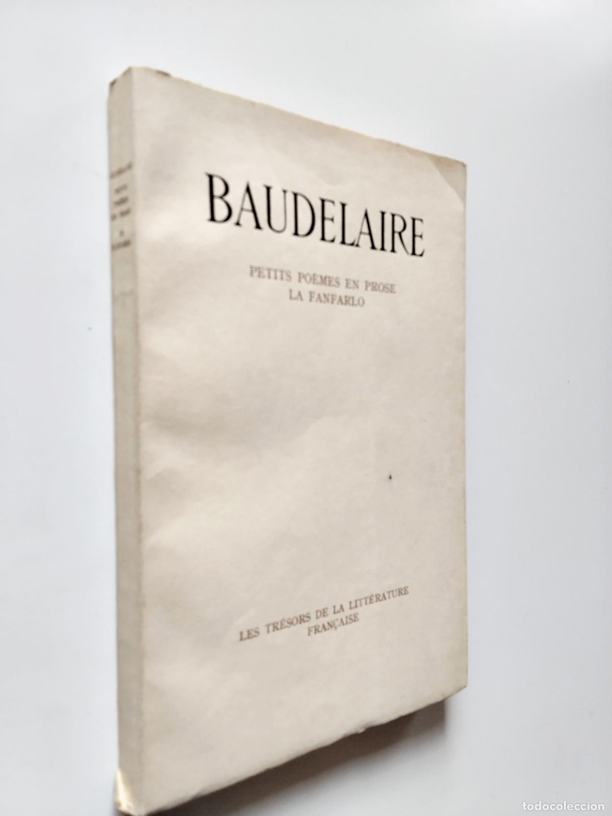 Libros: Charles Baudelaire - Petits Po&egrave;mes en prose. La Fanfarlo - Foto 1