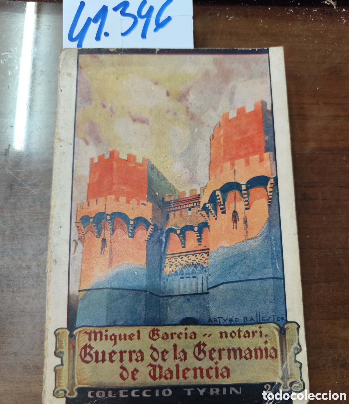 Libros: LA GERMANIA DELS MENESTRALS DE VALENCIA. Colecci&oacute;n Tyrin n&ordm; 2. A&ntilde;o 1935 - GARCIA,Miquel