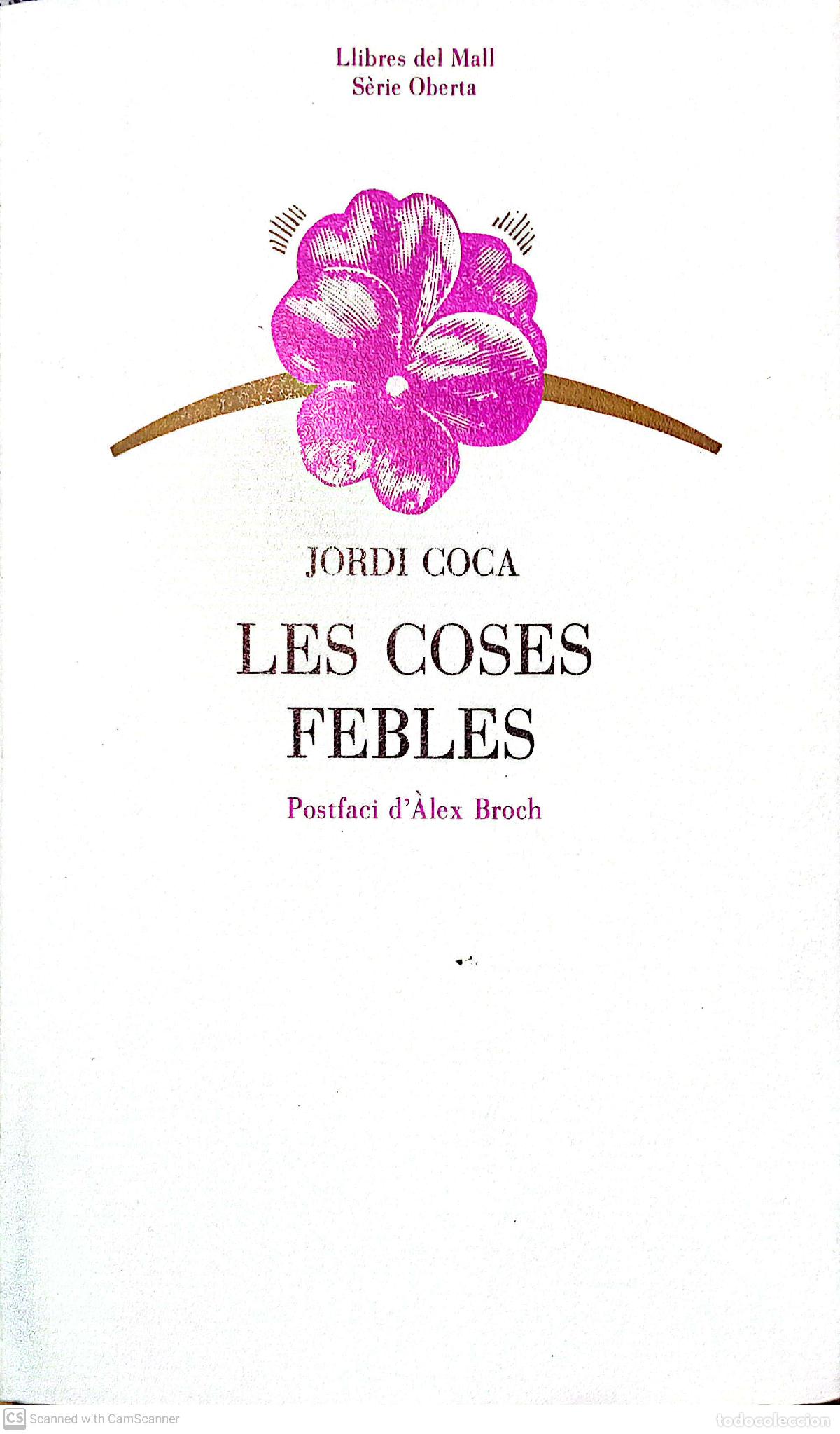 Libros: Les coses febles - Jordi Coca - Foto 1