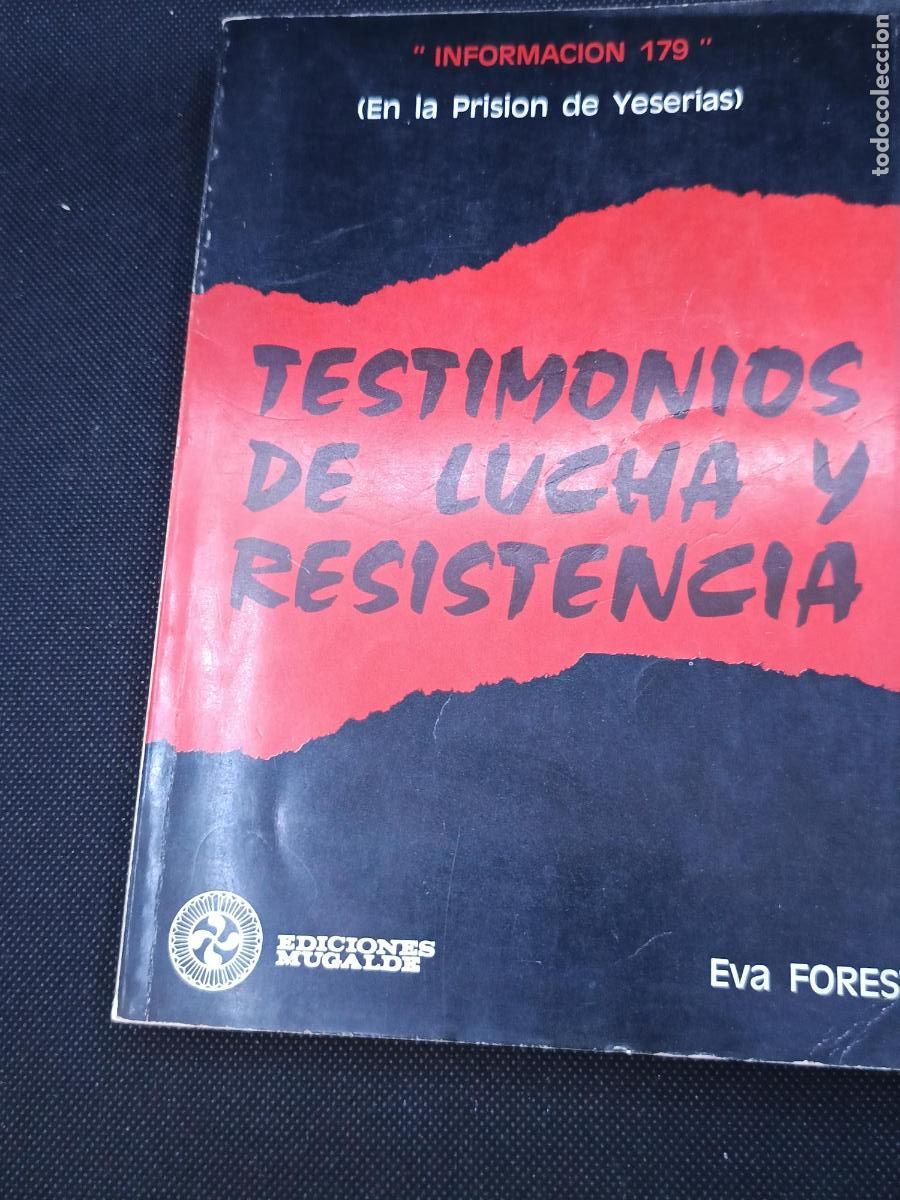 Libros: Testimonios de lucha y resistencia eva forest - Foto 1