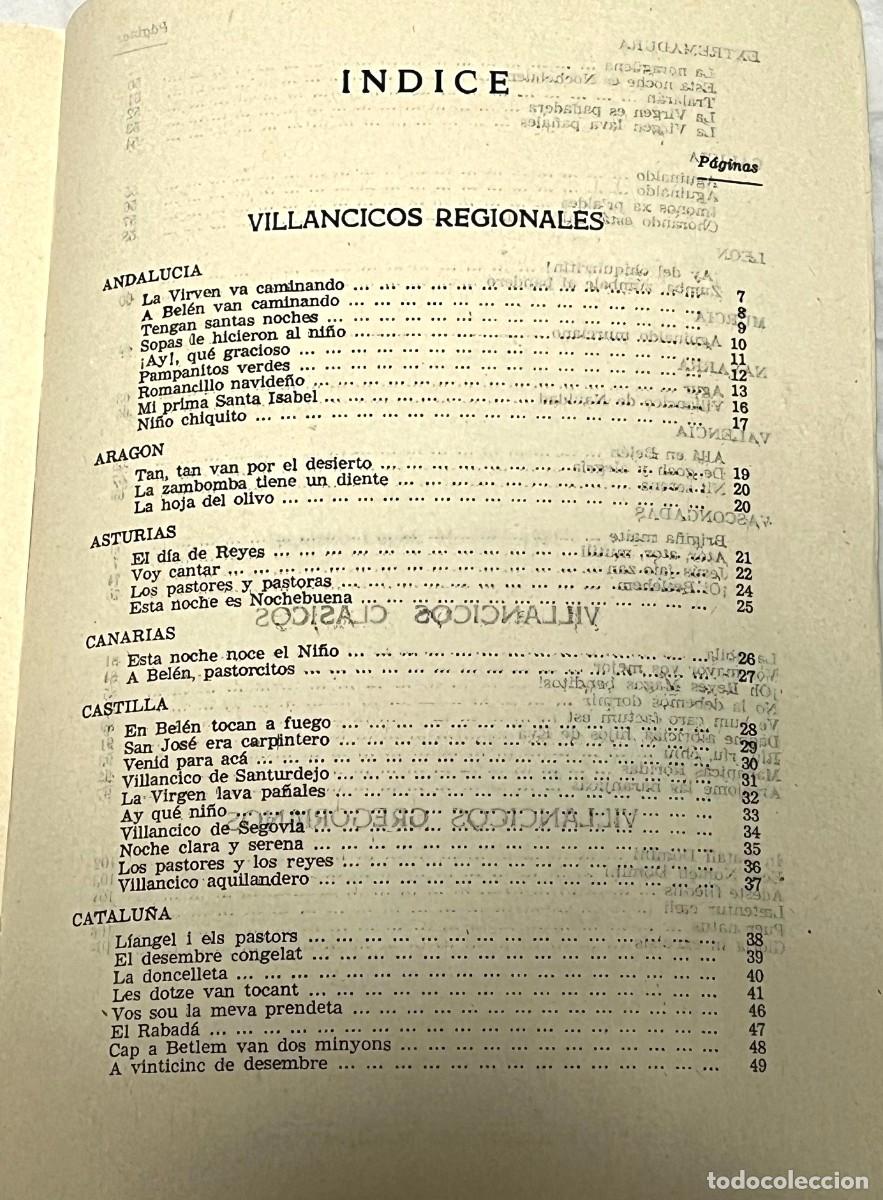 Libros: VILLANCICOS Y CANCIONES RELIGIOSAS DE NAVIDAD - Foto 2