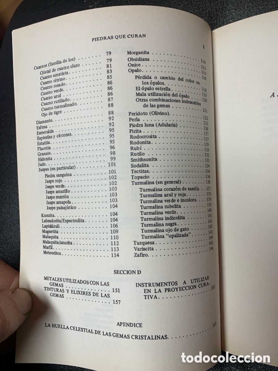 Libros: &bull;PIEDRAS QUE CURAN, JULIA LORUSSO Y JOEL GLICK, LA TABLA DE ESMERALDA - Foto 4