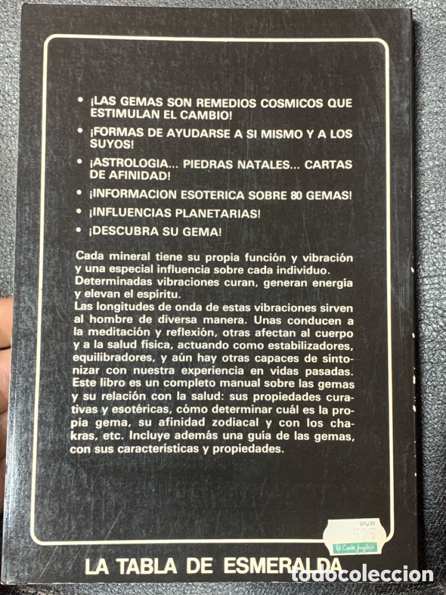 Libros: &bull;PIEDRAS QUE CURAN, JULIA LORUSSO Y JOEL GLICK, LA TABLA DE ESMERALDA - Foto 5