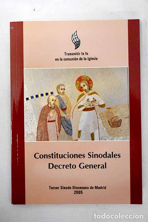 Libros: Constituciones Sinodales ; Decreto General - Foto 1