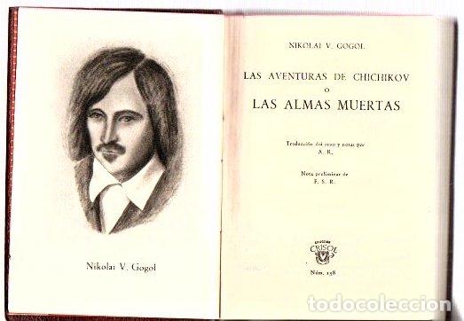 books: Las aventuras de Chichikov o las almas muertas - Gogol, Nikolai V.
