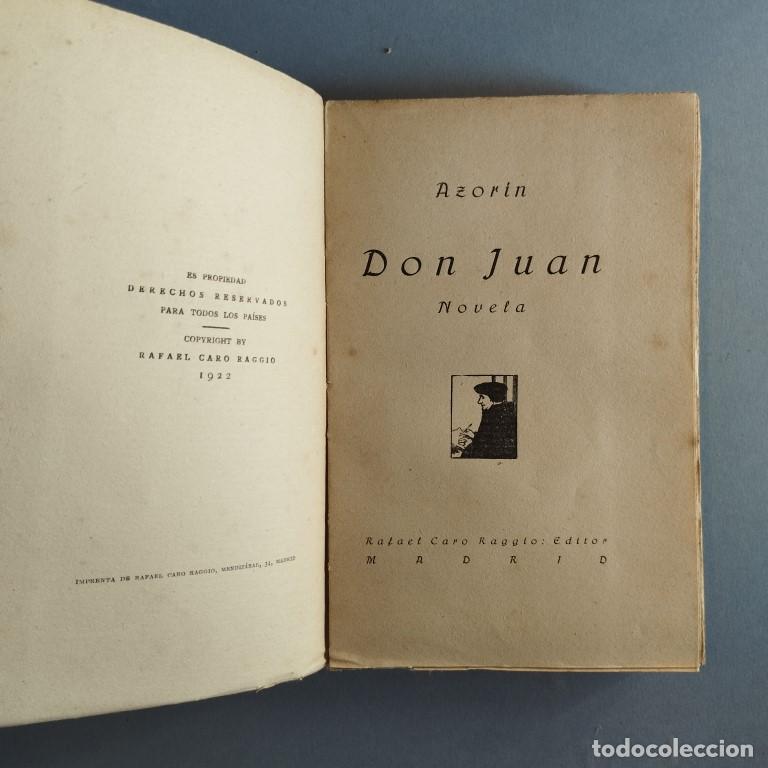 Libros: DON JUAN. Novela. - AZOR&Iacute;N. - Foto 2
