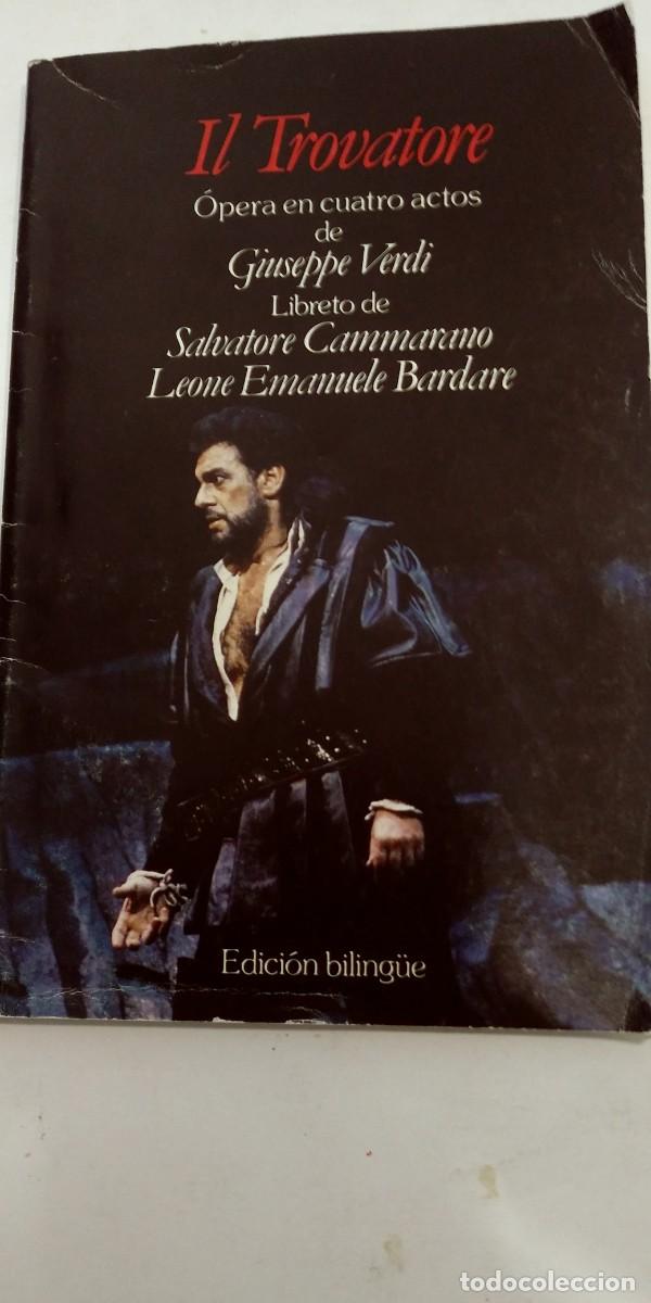 Libros: Il Trovatore &Oacute;pera en cuatro actos de Giuseppe Verdi - Foto 1