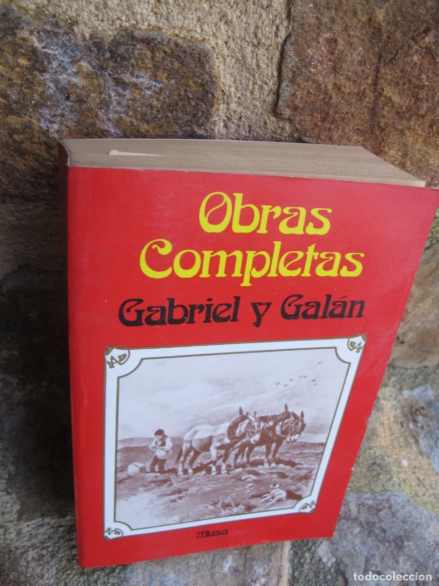 Libros: OBRAS COMPLETAS. GABRIEL Y GALAN. MUSA - Foto 1