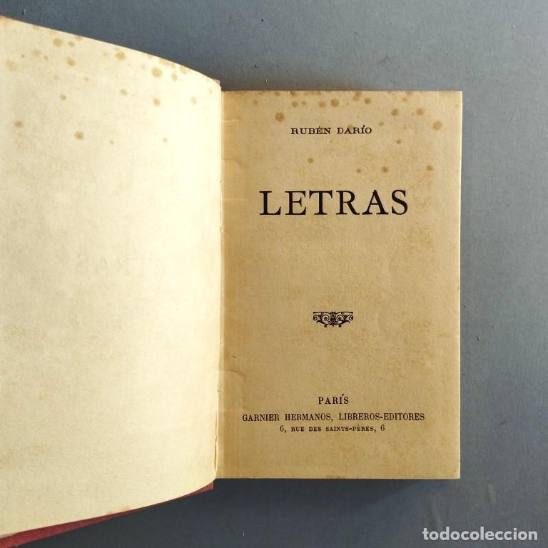Libros: Letras. - Dar&iacute;o, Rub&eacute;n. - Foto 2