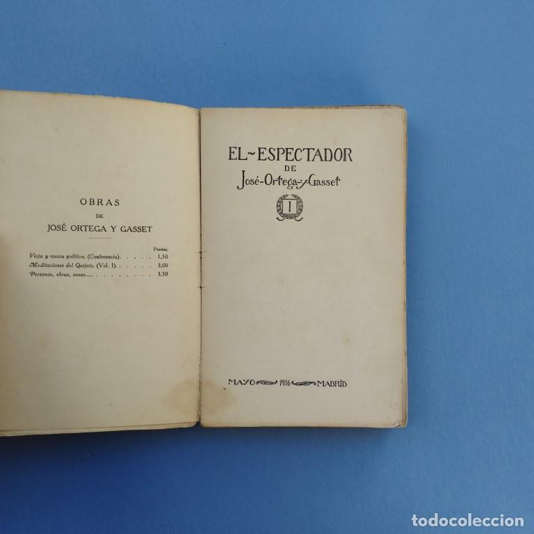 Libros: El Espectador. I. - Ortega, y Gasset, Jos&eacute;. - Foto 2