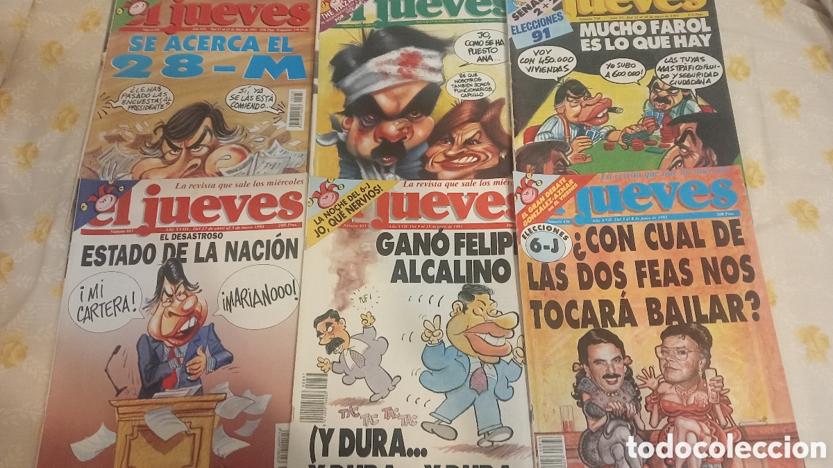 Libros: El jueves. Lote de 6. A&ntilde;os 90