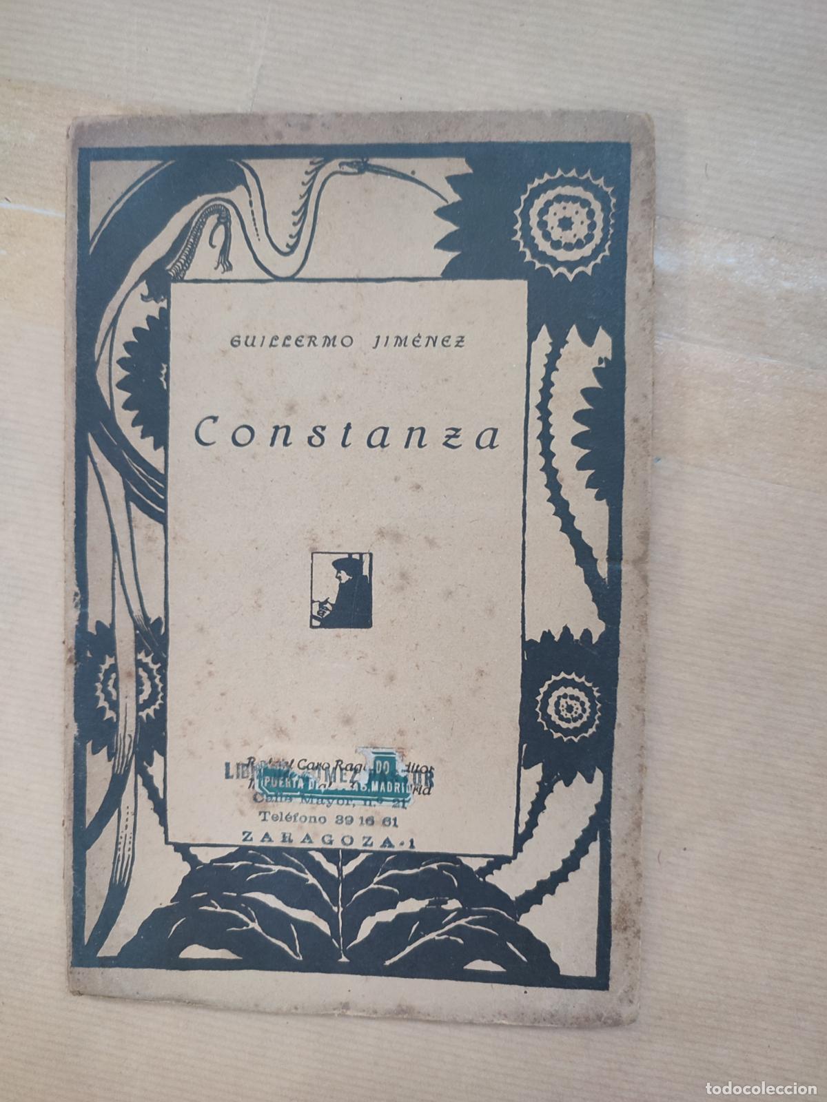 Libros: Constanza - &rdquo;Jim&eacute;nez, Guillermo&rdquo; - Foto 1