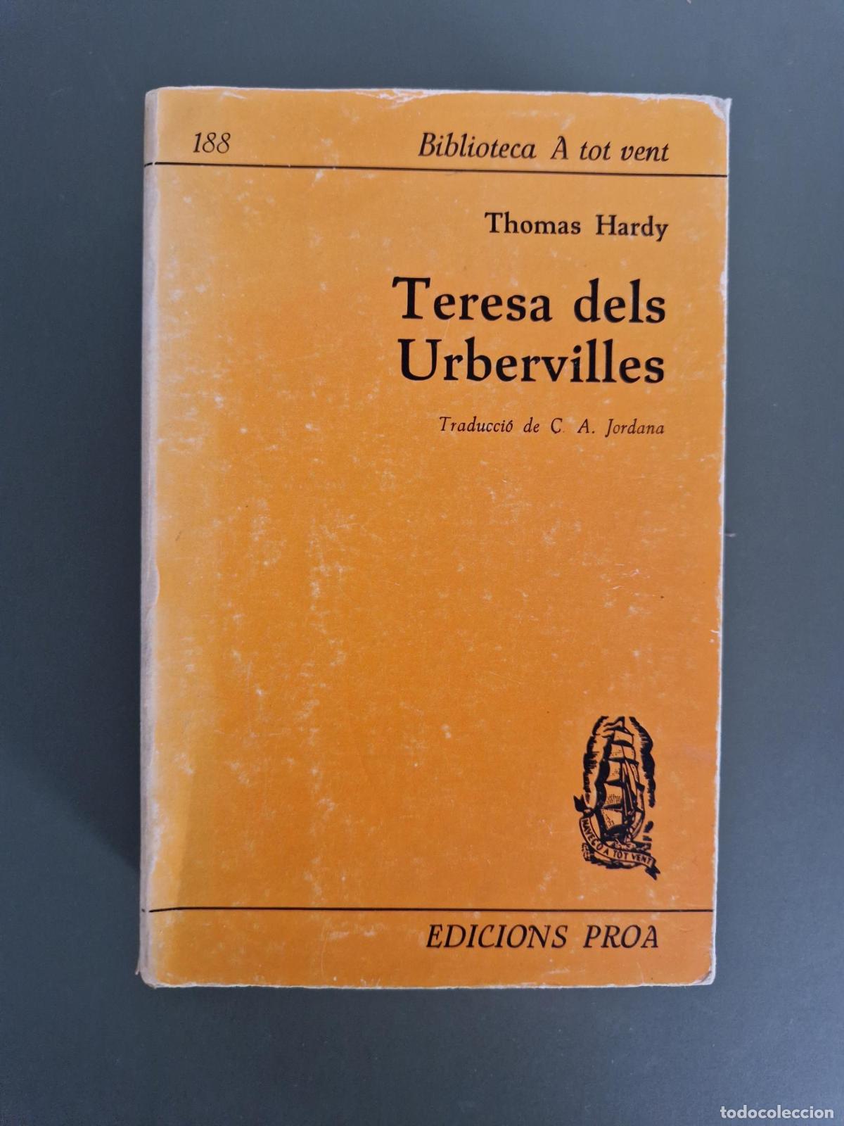 Libros: TERESA DELS UBERVILLES - Hardy,Thomas - Foto 1