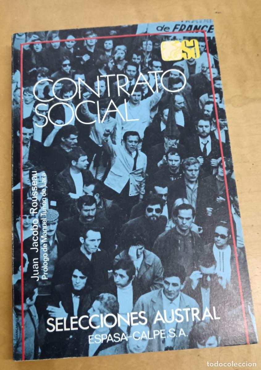 Libros: Contrato social - ROUSSEAU, JUAN JACOBO
