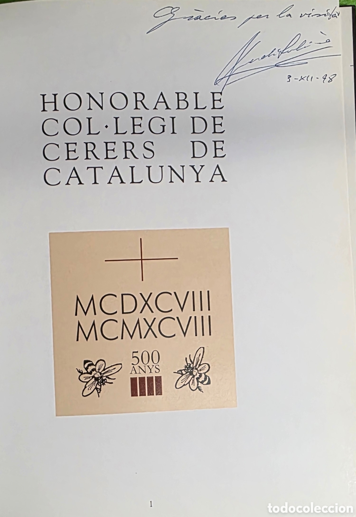 Libros: Els cerers de catalunya. 1498-1998 - Foto 2