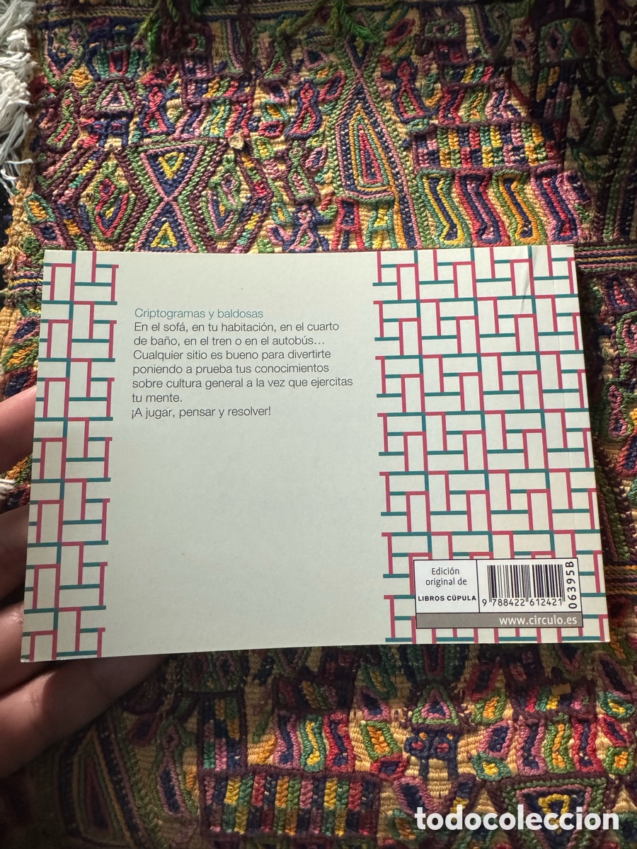 Libros: Criptogramas y baldosas Agust&iacute;n Fonseca - Foto 2