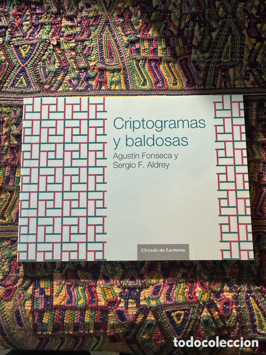 Libros: Criptogramas y baldosas Agust&iacute;n Fonseca - Foto 1