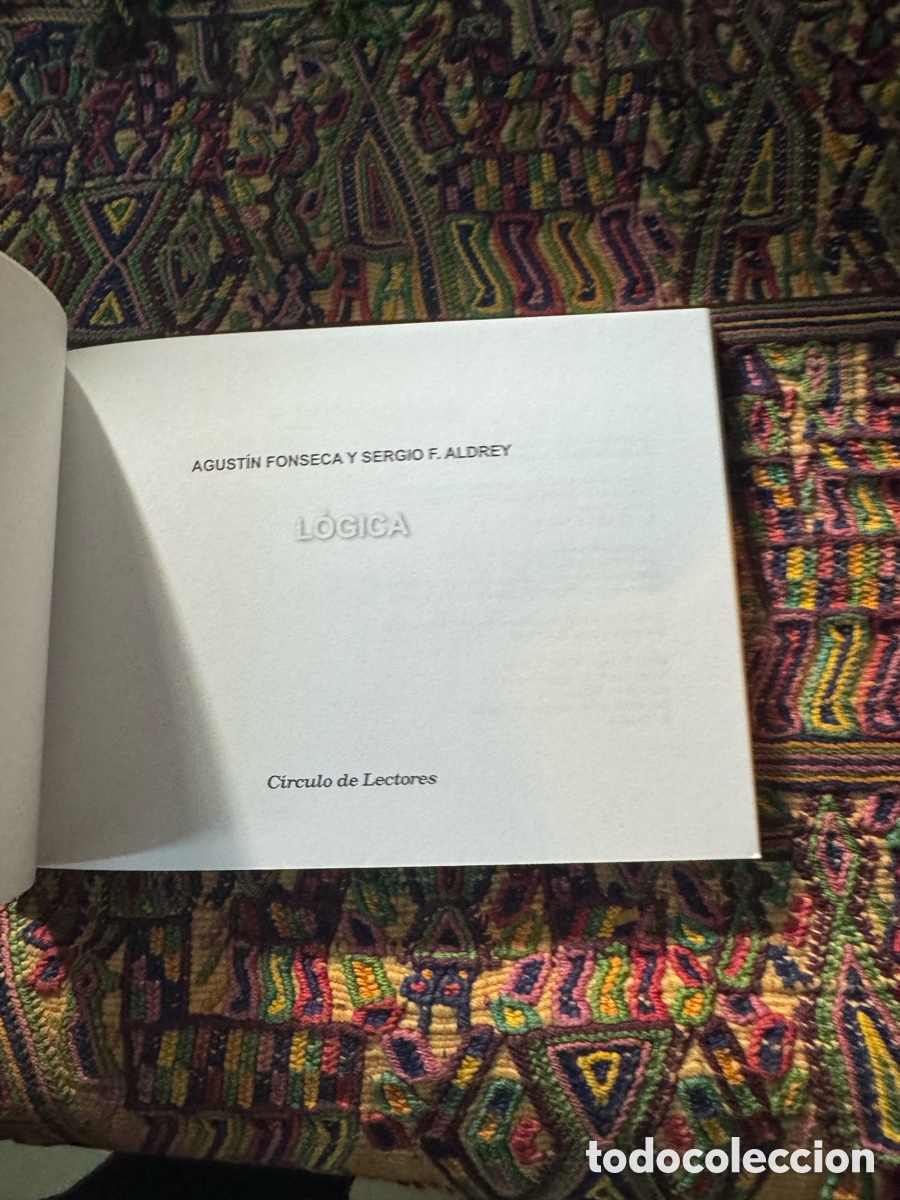 Libros: L&oacute;gica Agust&iacute;n Fonseca C&iacute;rculo de lectores - Foto 4