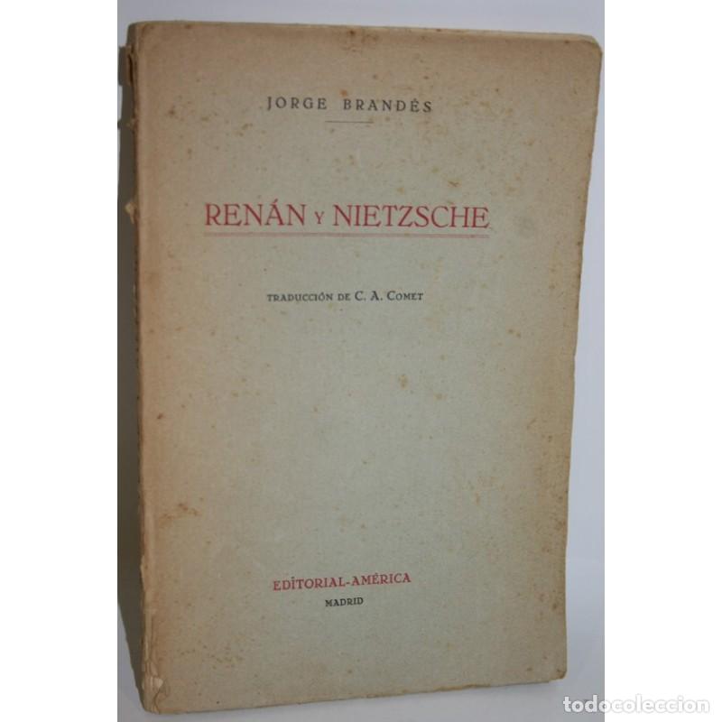 Libros: REN&Aacute;N Y NIETZSCHE - BRAND&Eacute;S, Jorge - Foto 1