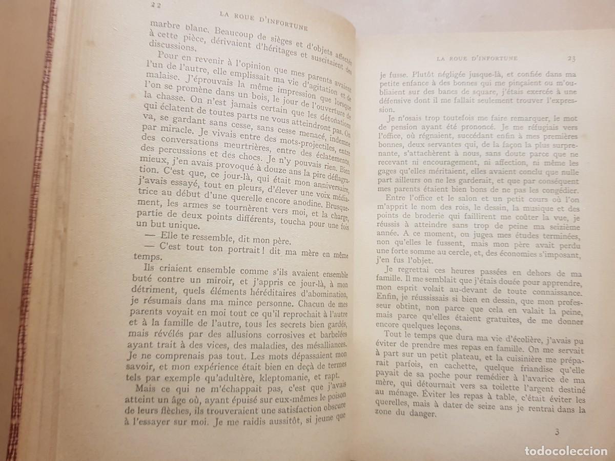 Libros: GERMAINE BEAUMONT - LA ROUE DINFORTUNE - LIB. PLON - 1948 - Foto 4