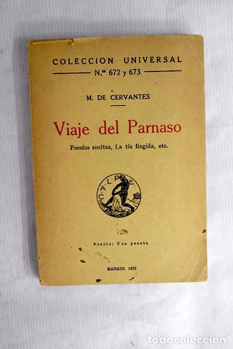 Libros: Viaje del Parnaso: Poesias sueltas, La t&iacute;a fingida, etc.- Cervantes Saavedra, Miguel de