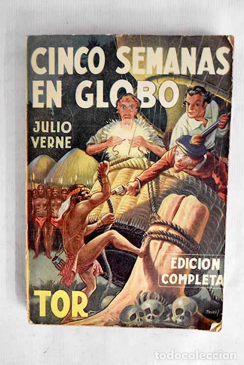 Libros: Cinco semanas en globo.- Verne, Julio - Foto 1