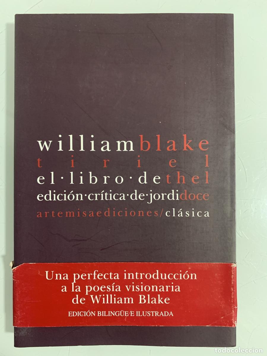 Libros: TIRIEL EL LIBRO DE THEL (edici&oacute;n biling&uuml;e ilustrada) - William Blake - Foto 1