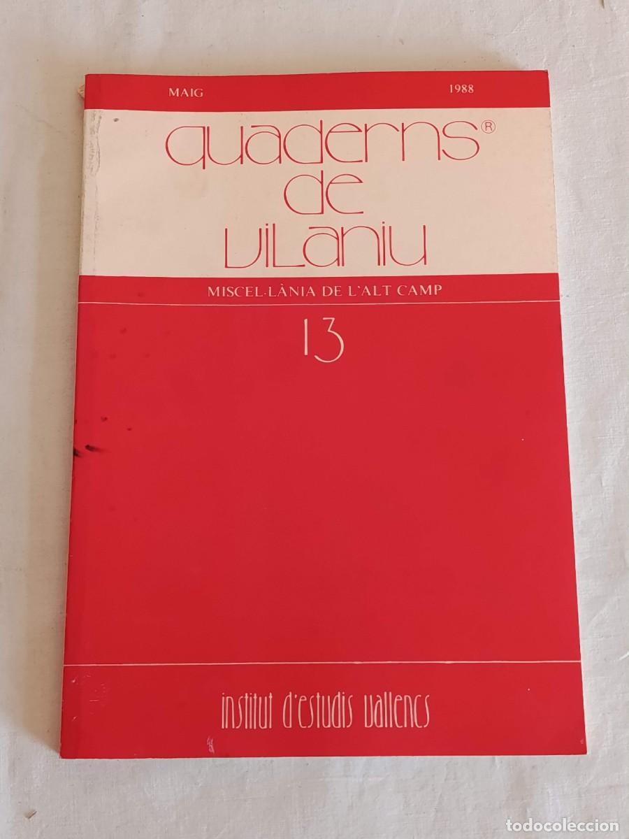 Libros: Quaderns de Vilaniu 13 maig 1988 - Foto 1