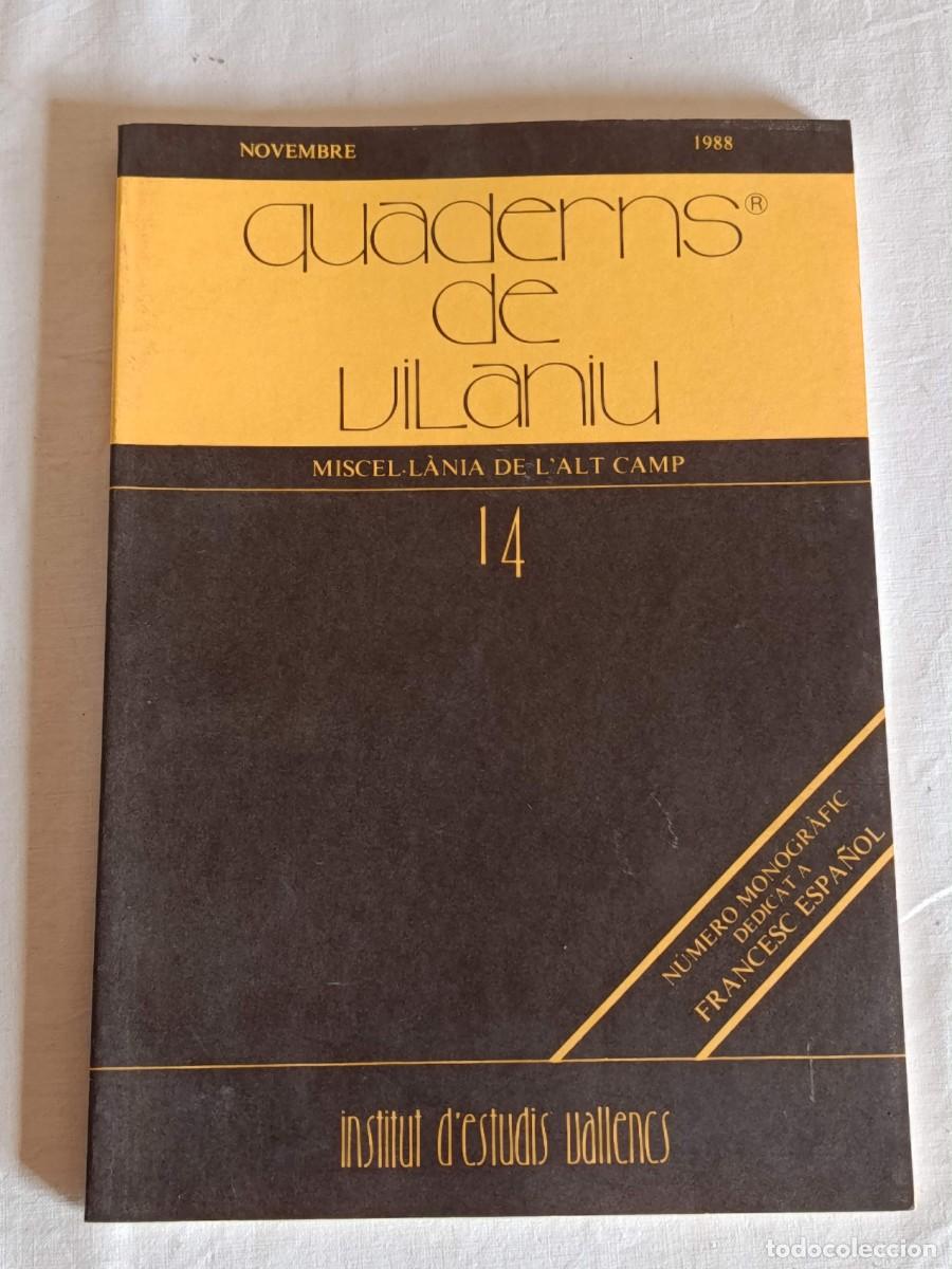 Libros: Quaderns de Vilaniu 14 novembre 1988