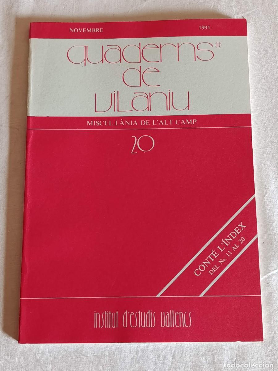 Libros: Quaderns de Vilaniu 20 novembre 1991