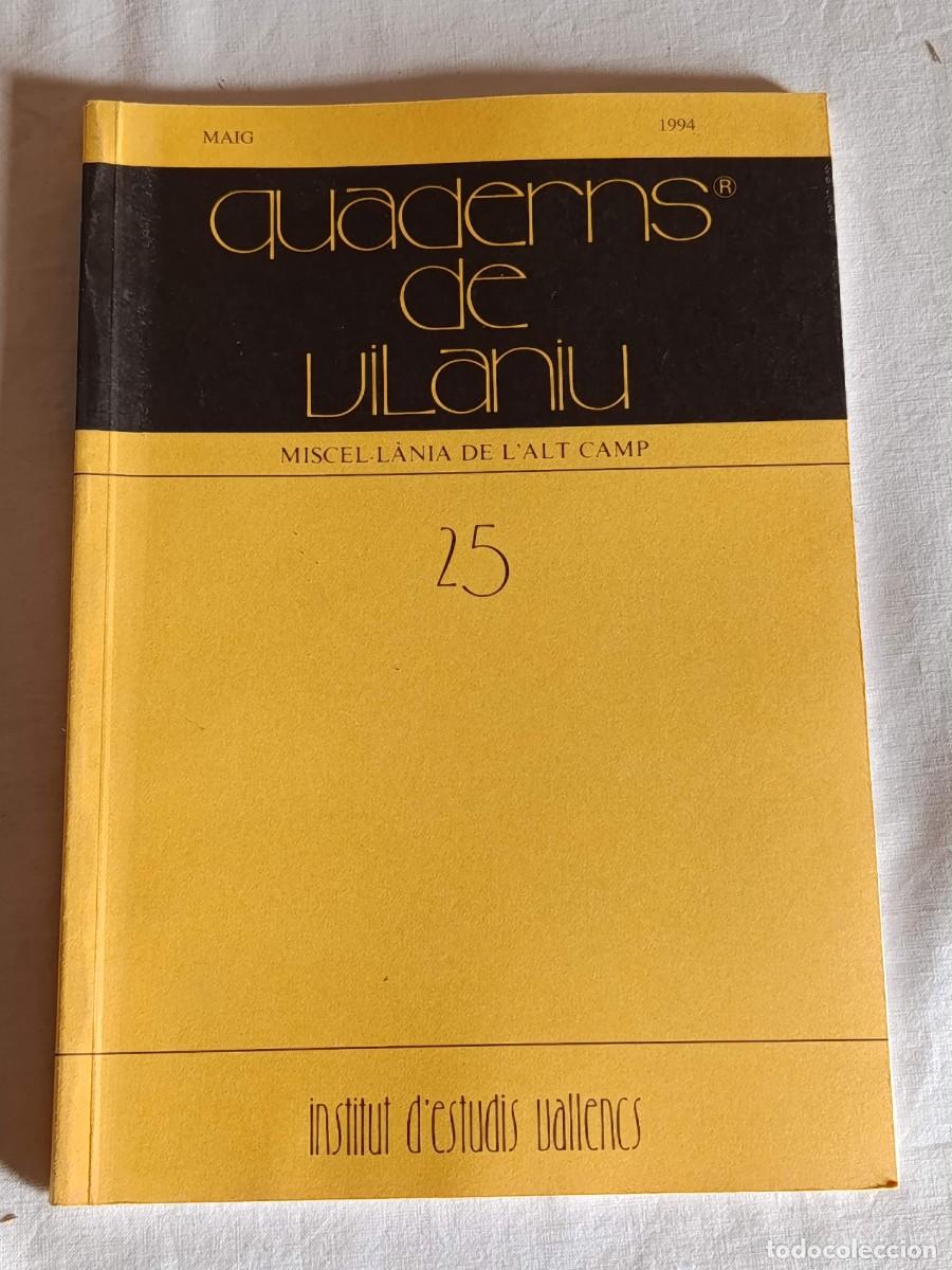 Libros: Quaderns de Vilaniu 25 maig 1994