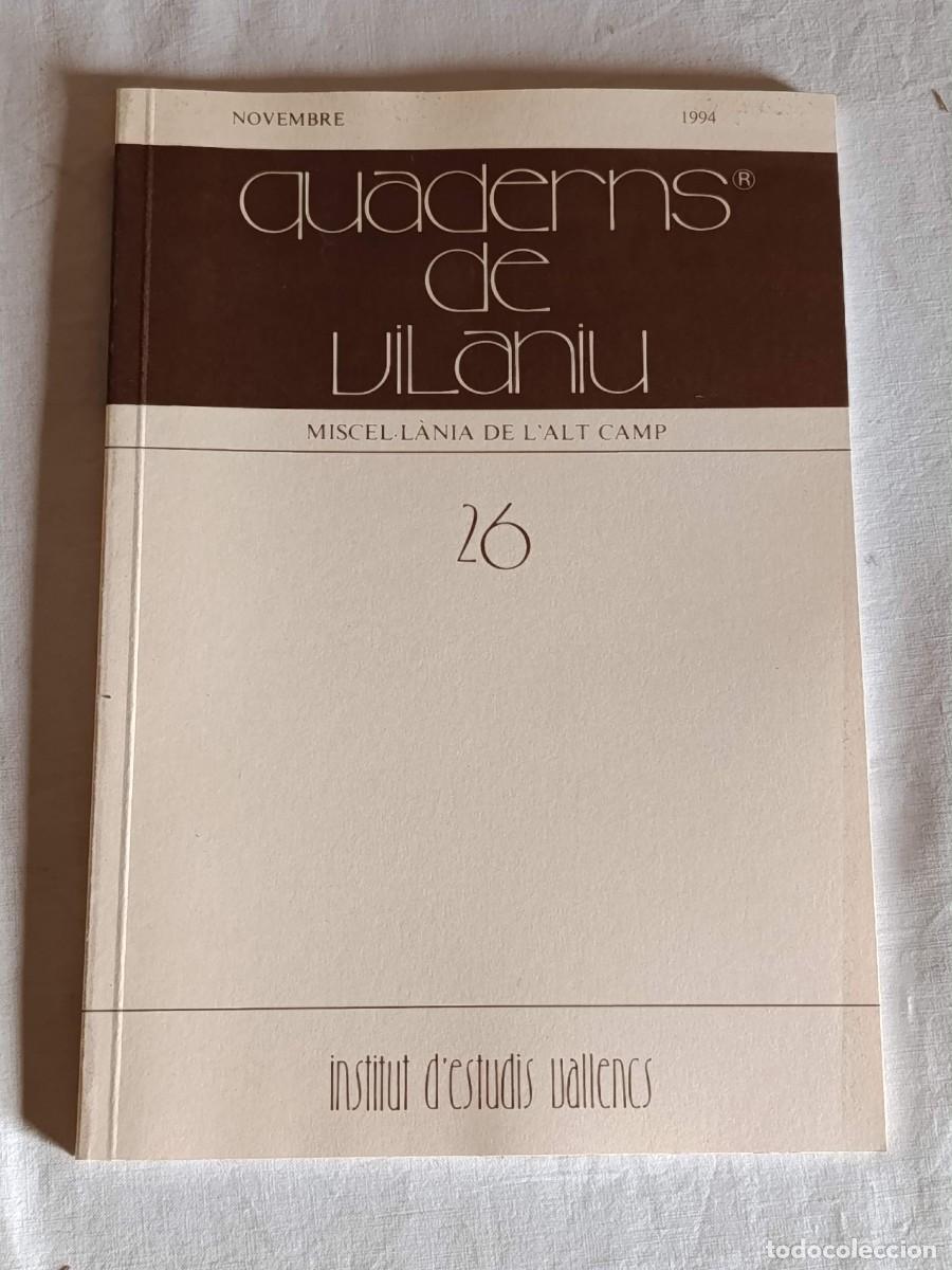 Libros: Quaderns de Vilaniu 26 novembre 1994