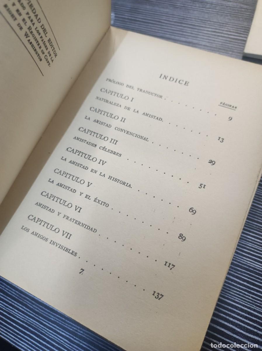 Libros: Los Goces de la Amistad O. S. Marden - Foto 3