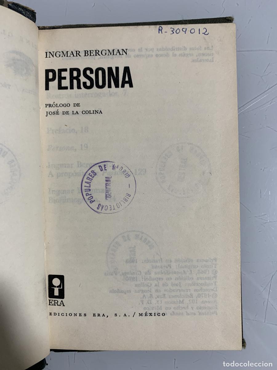 Libros: PERSONA - Ingmar Bergman - Foto 3