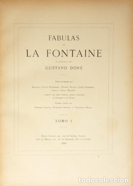 Libri di seconda mano: LA FONTAINE. (Jean de) - FABULAS DE LA FONTAINE. [2 VOLS.]