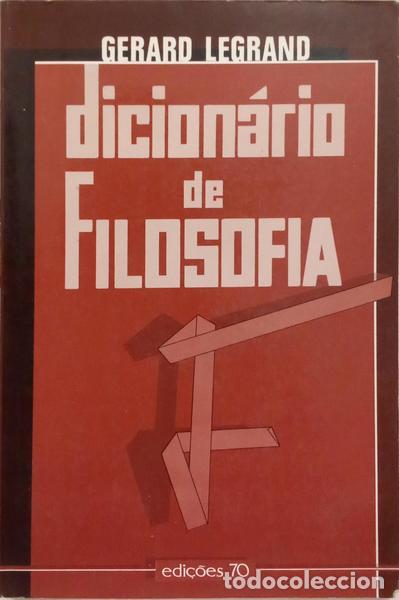 Libros: LEGRAND. (Gerard) - DICION&Aacute;RIO DE FILOSOFIA. - Foto 1