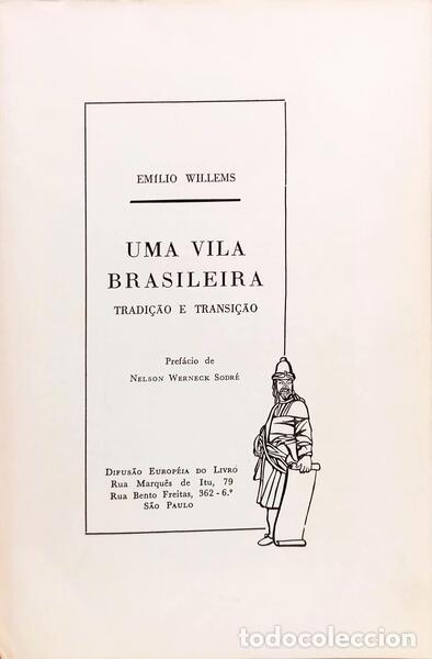 Libros: WILLEMS. (Em&iacute;lio) - UMA VILA BRASILEIRA. - Foto 2